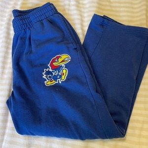 KU sweatpants
